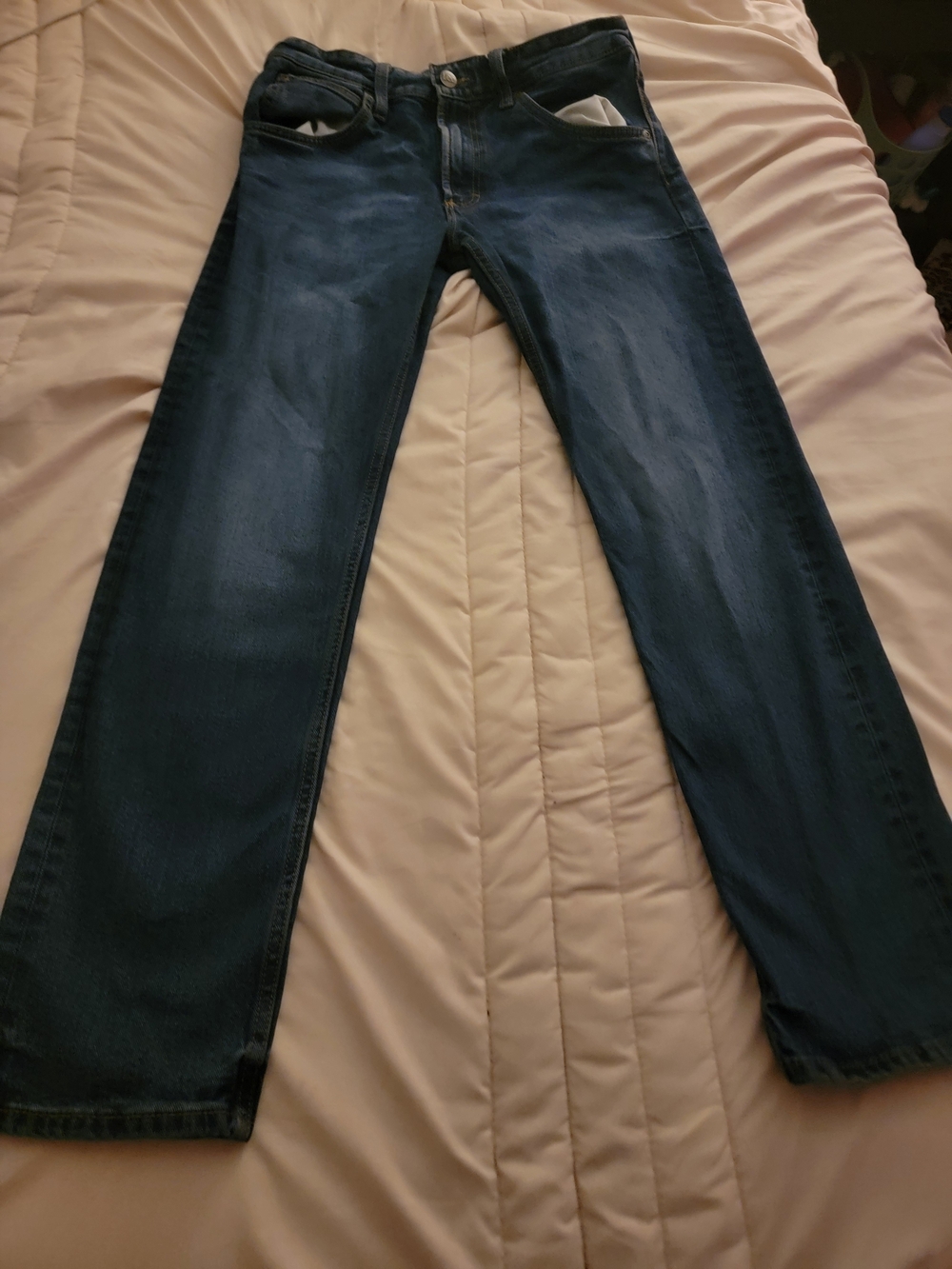 Lee Men's Indigo Straight Jeans